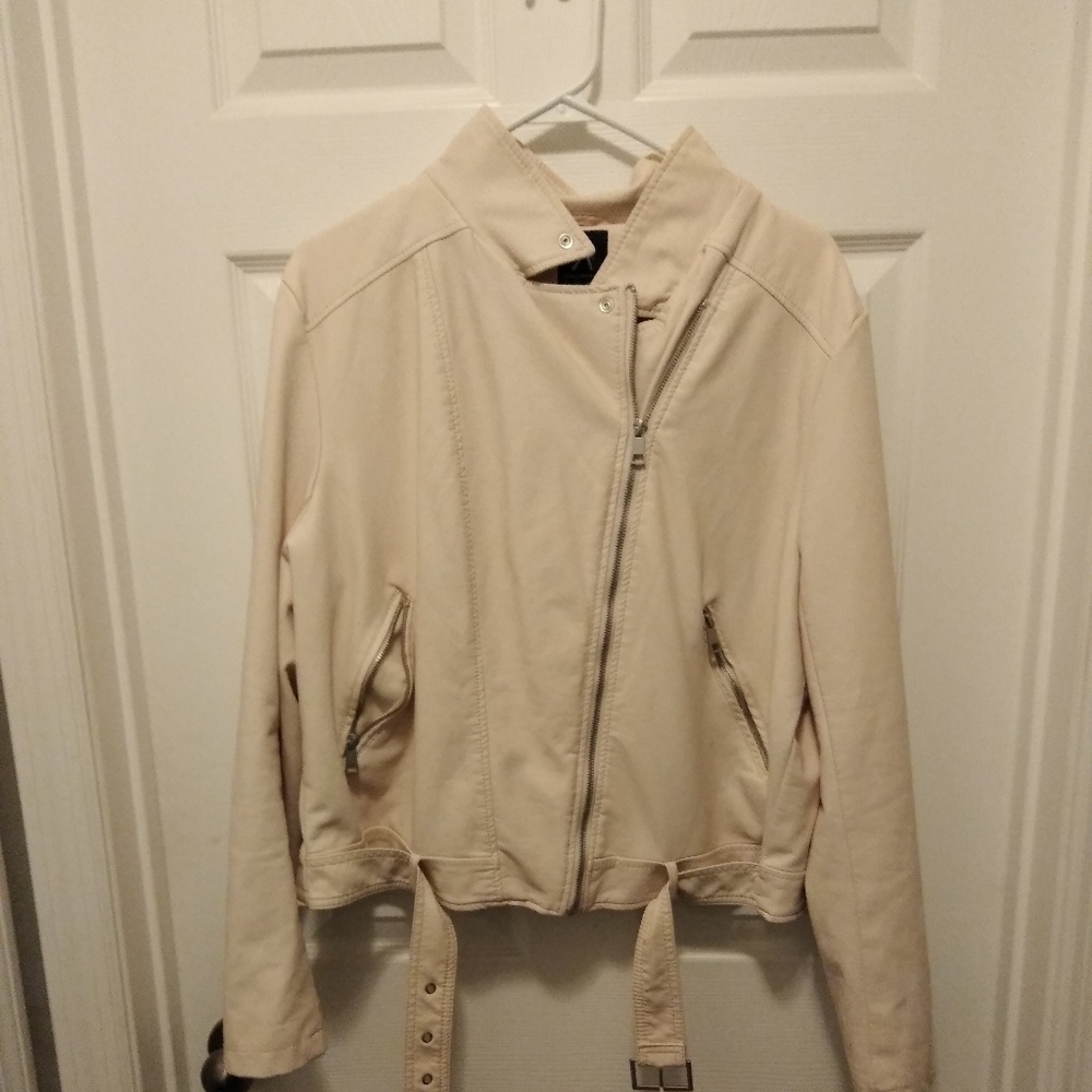 A leather jacket